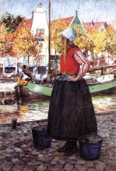喬治 希區柯尅 Woman Along Canal aka A Young Dutch Girl
